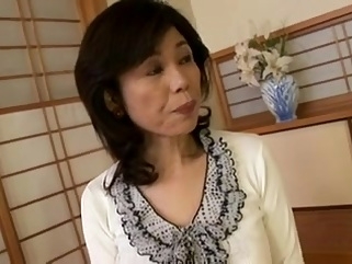 Breasty Japanese granny screwed inexperienced big tits